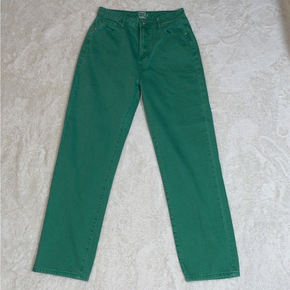 NWOT Princess Polly Green Jeans